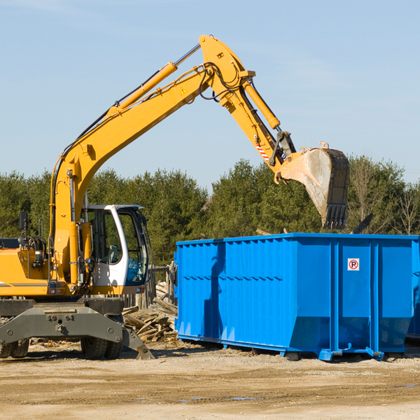 what are the rental fees for a residential dumpster in Trimble